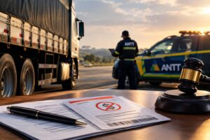 auto de infração da ANTT parado sem defesa nem recurso, o que acontece com a multa