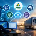 painel de monitoramento da ANTT cruzando dados dos seguros obrigatórios do transporte rodoviário de cargas