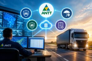 painel de monitoramento da ANTT cruzando dados dos seguros obrigatórios do transporte rodoviário de cargas